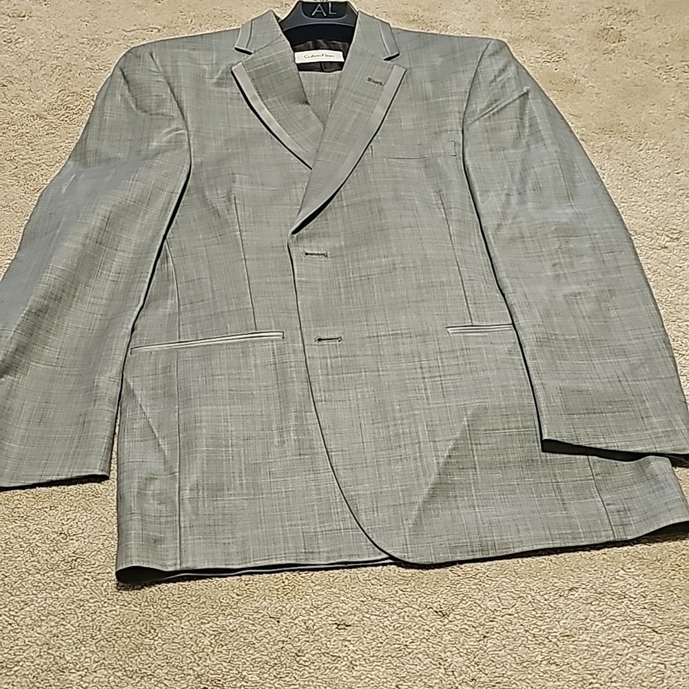 Calvin Klein Wool Suit 100% Wool